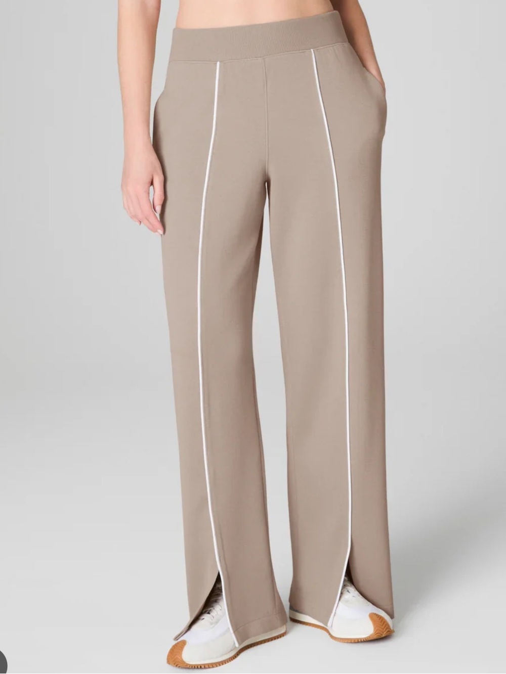 SPANX airpique knit straight track pants NWT M tall